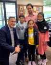 Congressman Issa with the Faizi family - photo free for public use.